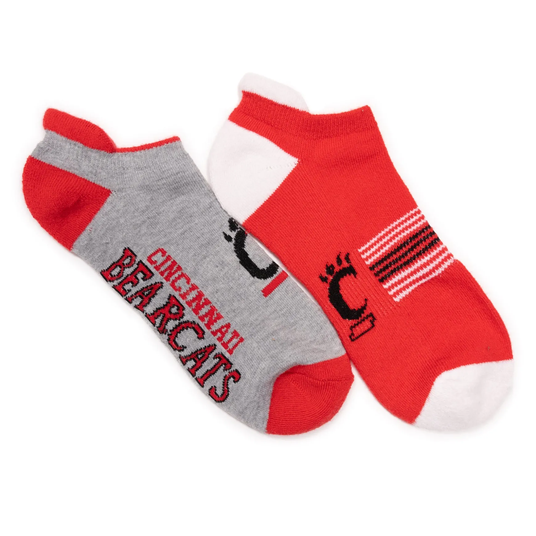 Cincinnati Bearcats GameDay Unisex Lowcut Socks 2 Pair Pack