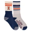 Illinois Fighting Illini GameDay Unisex Crew Socks 2 Pack