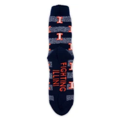 Illinois Fighting Illini GameDay Unisex Terry Loop Sock