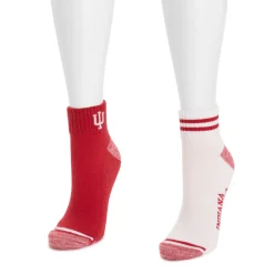Indiana Hoosier GameDay Unisex Mini Crew Socks 2 Pack