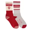 Indiana Hoosiers GameDay Unisex Crew Socks 2 Pack