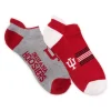 Indiana Hoosiers GameDay Unisex Lowcut Socks 2 Pair Pack