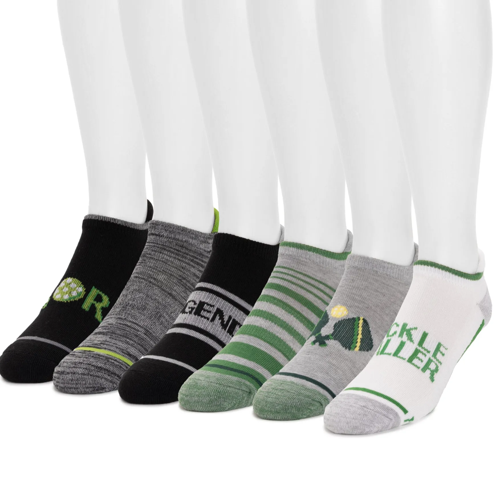 Men's 6 Pack Pickleball Ankle Socks