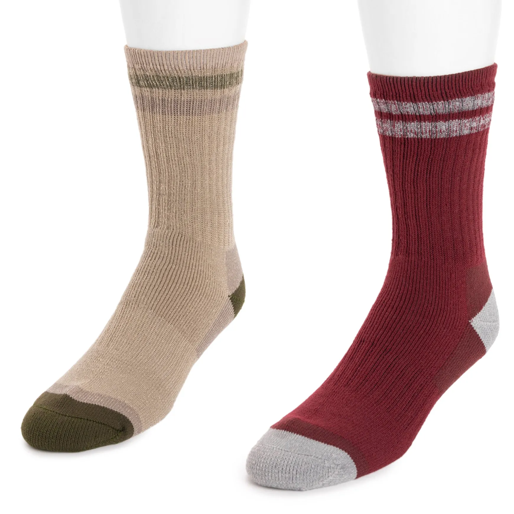 Men's 2 Pair Pack Heat Retainer Hiking Socks