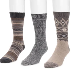 Men's 3 Pair Pack Microfiber Boot Socks