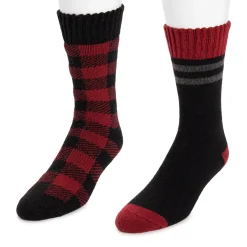 Men's 2 Pair Pack Wool Boot Socks