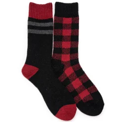 Men's 2 Pair Pack Wool Boot Socks