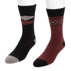Men's 2 Pair Pack Wool Boot Socks