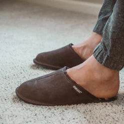 Men's Dave Printed Berber Suede Scuff