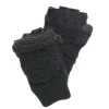Men's Faux Fur Flip Mittens