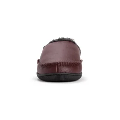 Men's Faux Leather Clog Slippers