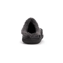 Men's Faux Leather Clog Slippers