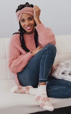 Men's Faux Wool Clog Slippers