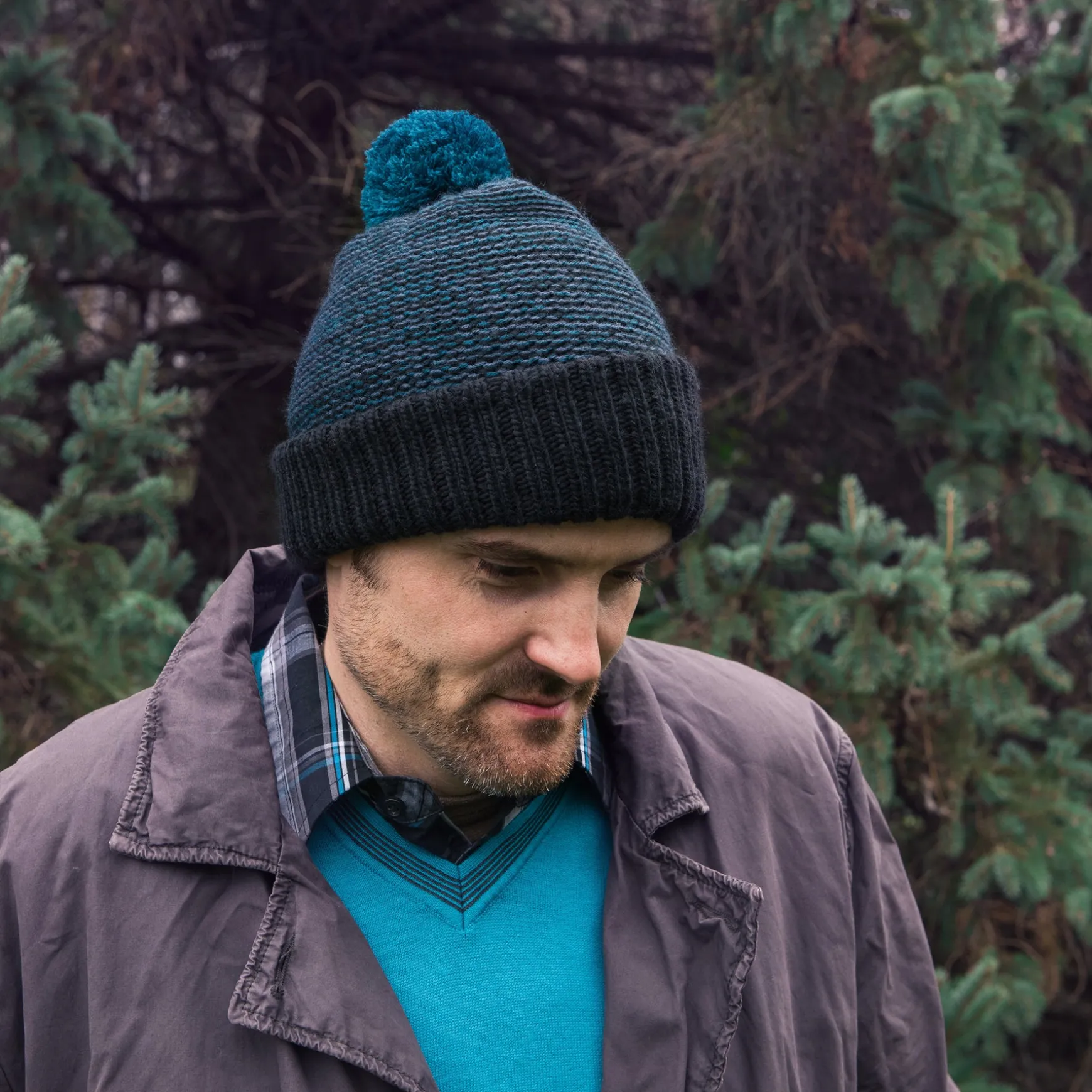 Men's Pom Cuff Cap