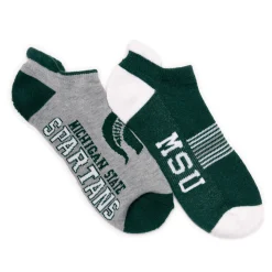 Michigan State Spartans GameDay Unisex Lowcut Socks 2 Pair Pack