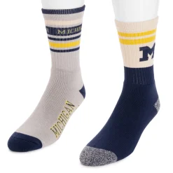 Michigan Wolverines GameDay Unisex Crew Socks 2 Pack
