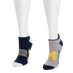 Michigan Wolverines GameDay Unisex Lowcut Socks 2 Pair Pack