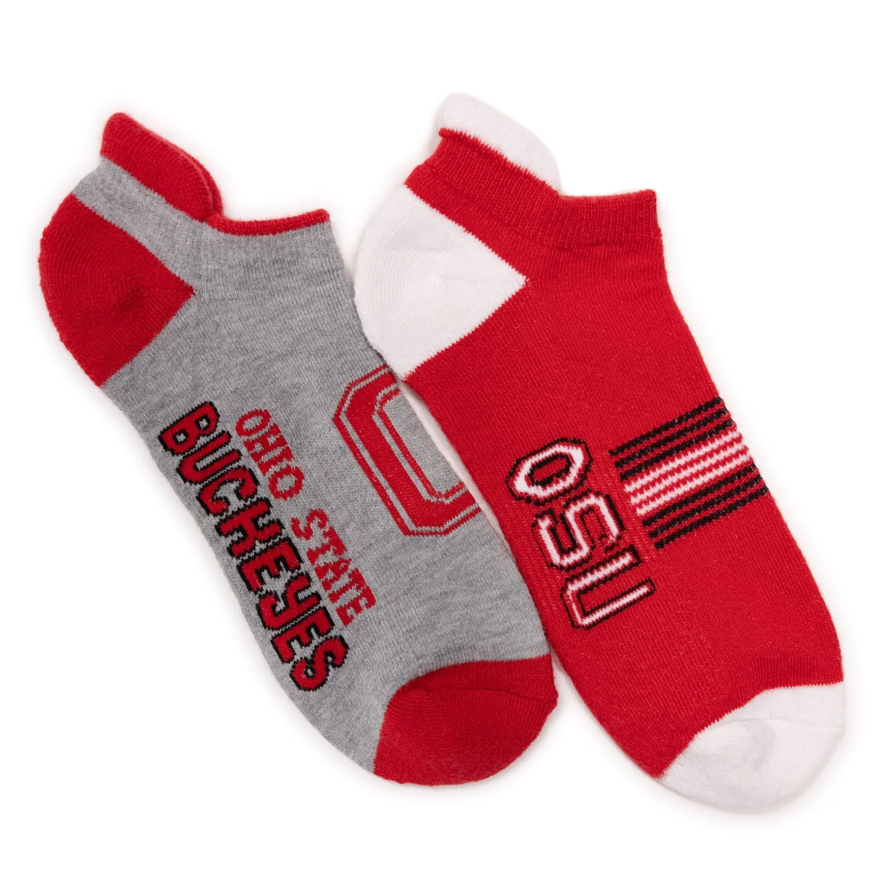 Ohio State Buckeyes GameDay Unisex Lowcut Socks 2 Pair Pack
