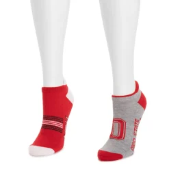 Ohio State Buckeyes GameDay Unisex Lowcut Socks 2 Pair Pack