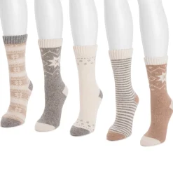 5 Pair Pack Wool Socks