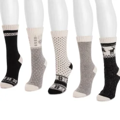 5 Pair Pack Wool Socks