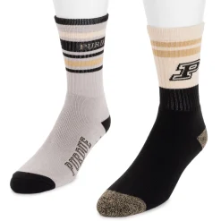 Purdue GameDay Unisex Crew Socks 2 Pack