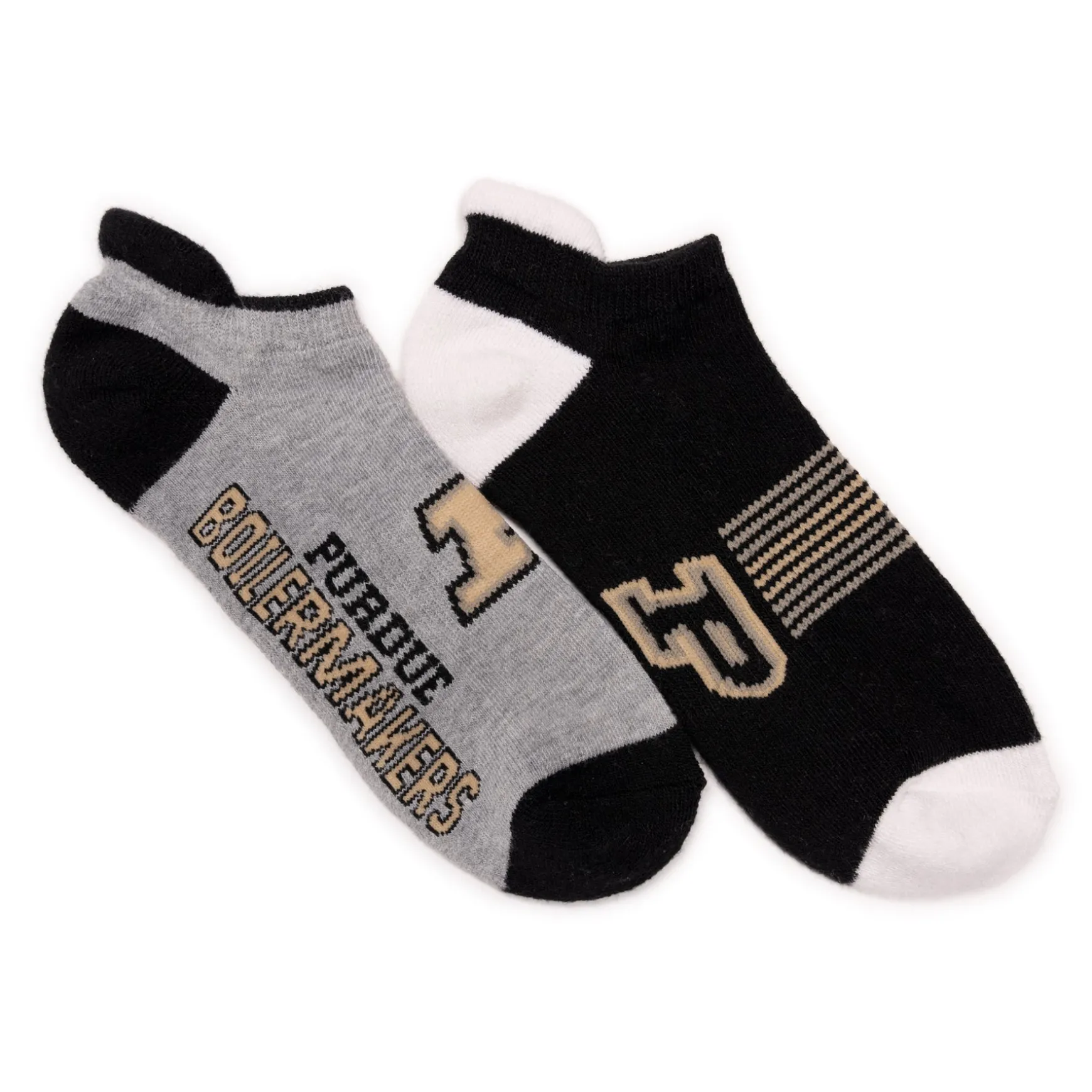 Purdue GameDay Unisex Lowcut Socks 2 Pair Pack