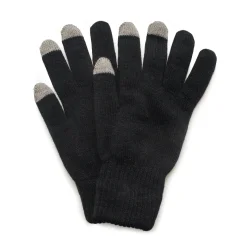 QuietWear 2 Layer Knit Glove with Texting Fingers
