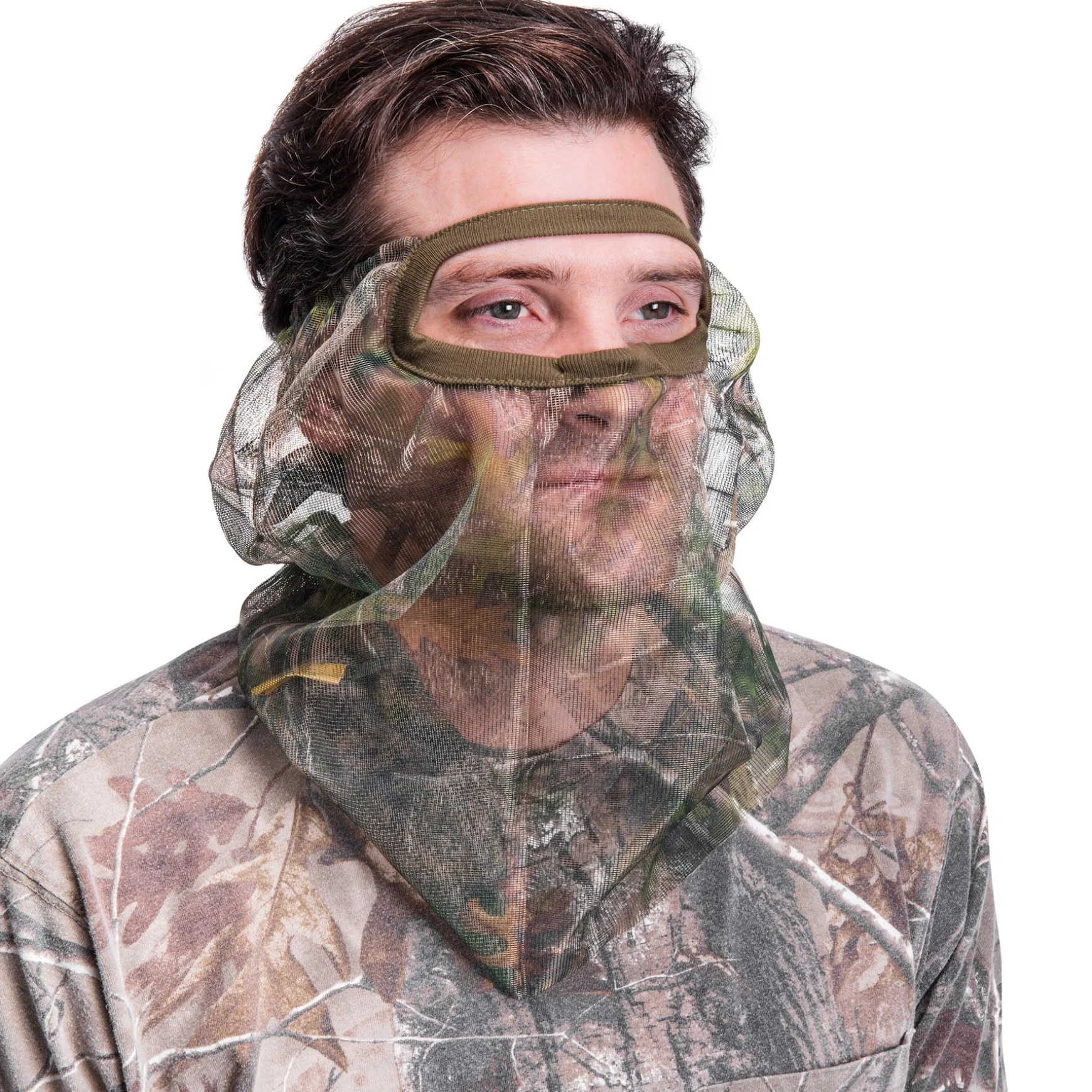 QuietWear Men's 3/4 Wire Frame Mesh Facemask