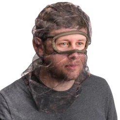 QuietWear Men's Full Cover Form Fit Mesh Facemask