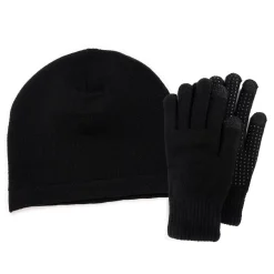 Quietwear Men's Heat Retainer Beanie and Glove Set