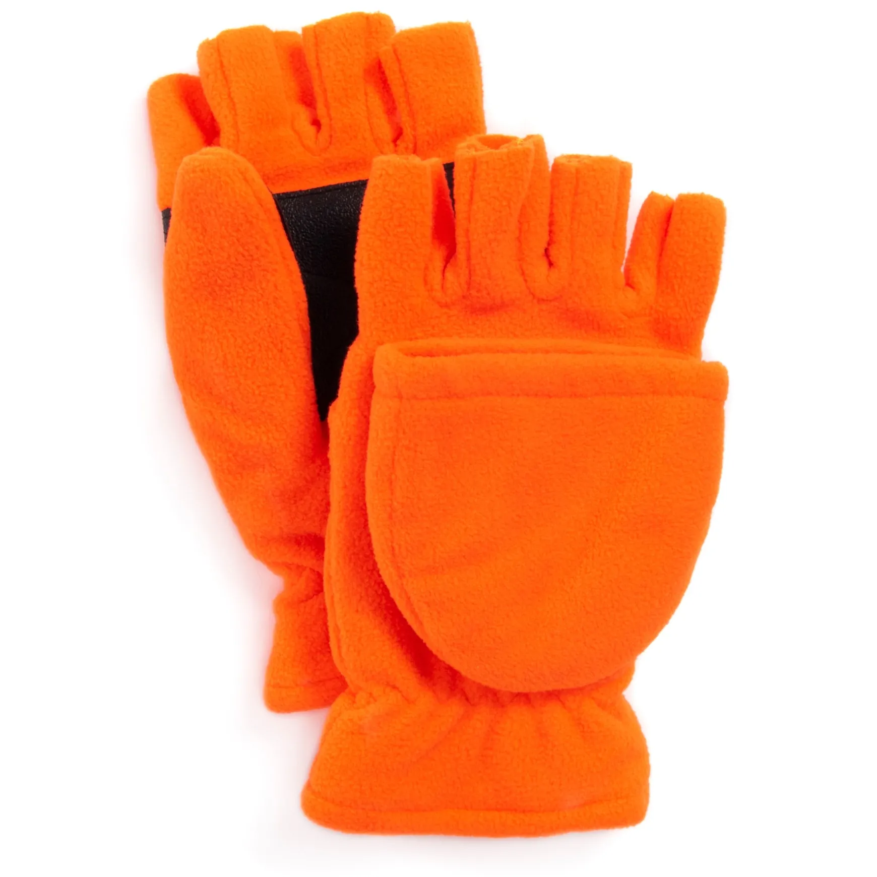 QuietWear Men's Waterproof Fleece Flip Mittens