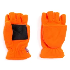 QuietWear Men's Waterproof Fleece Flip Mittens