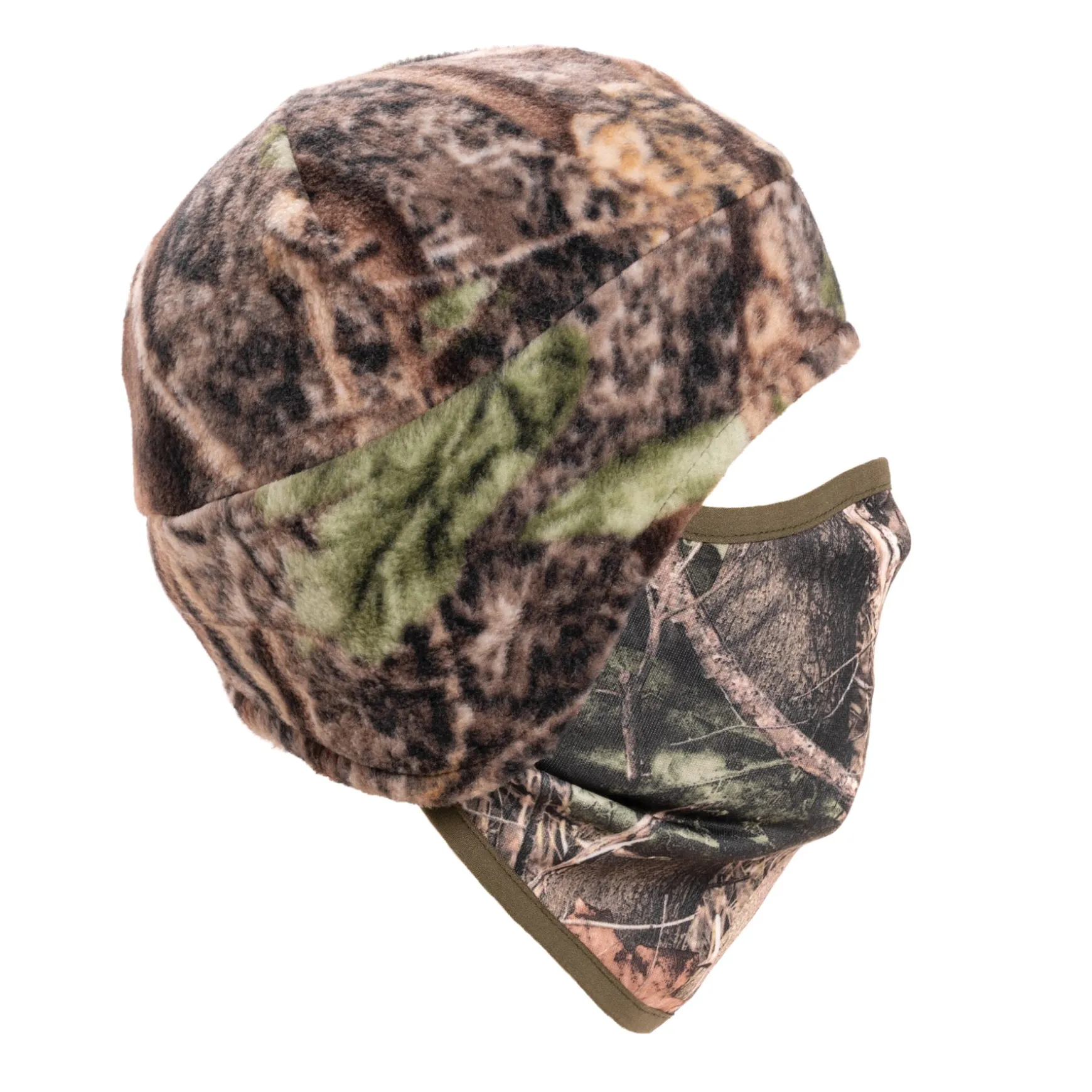 QuietWear Spandex/Fleece Hat with Mask