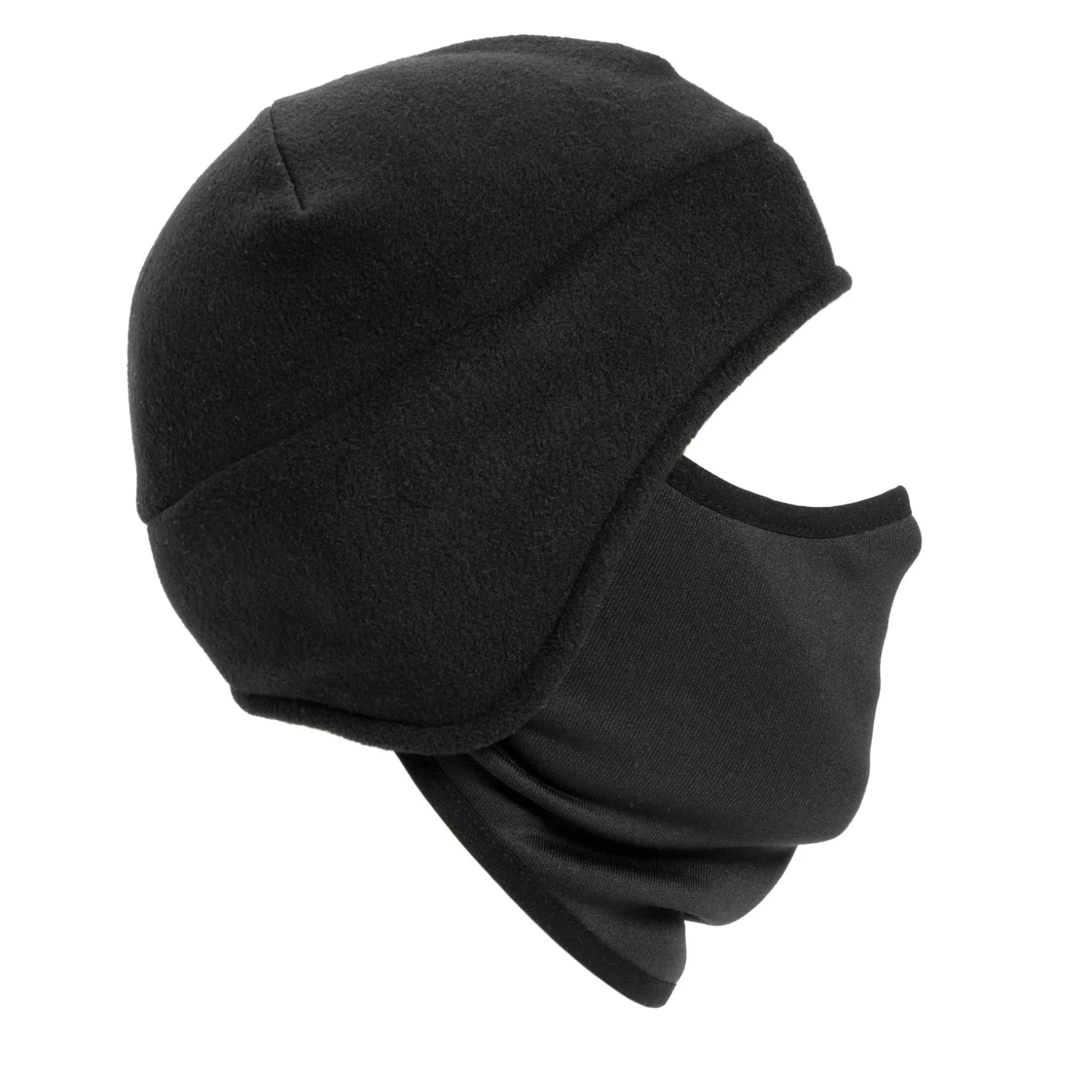 QuietWear Spandex/Fleece Hat with Mask