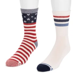 Unisex 2 Pack Unisex Crew Socks