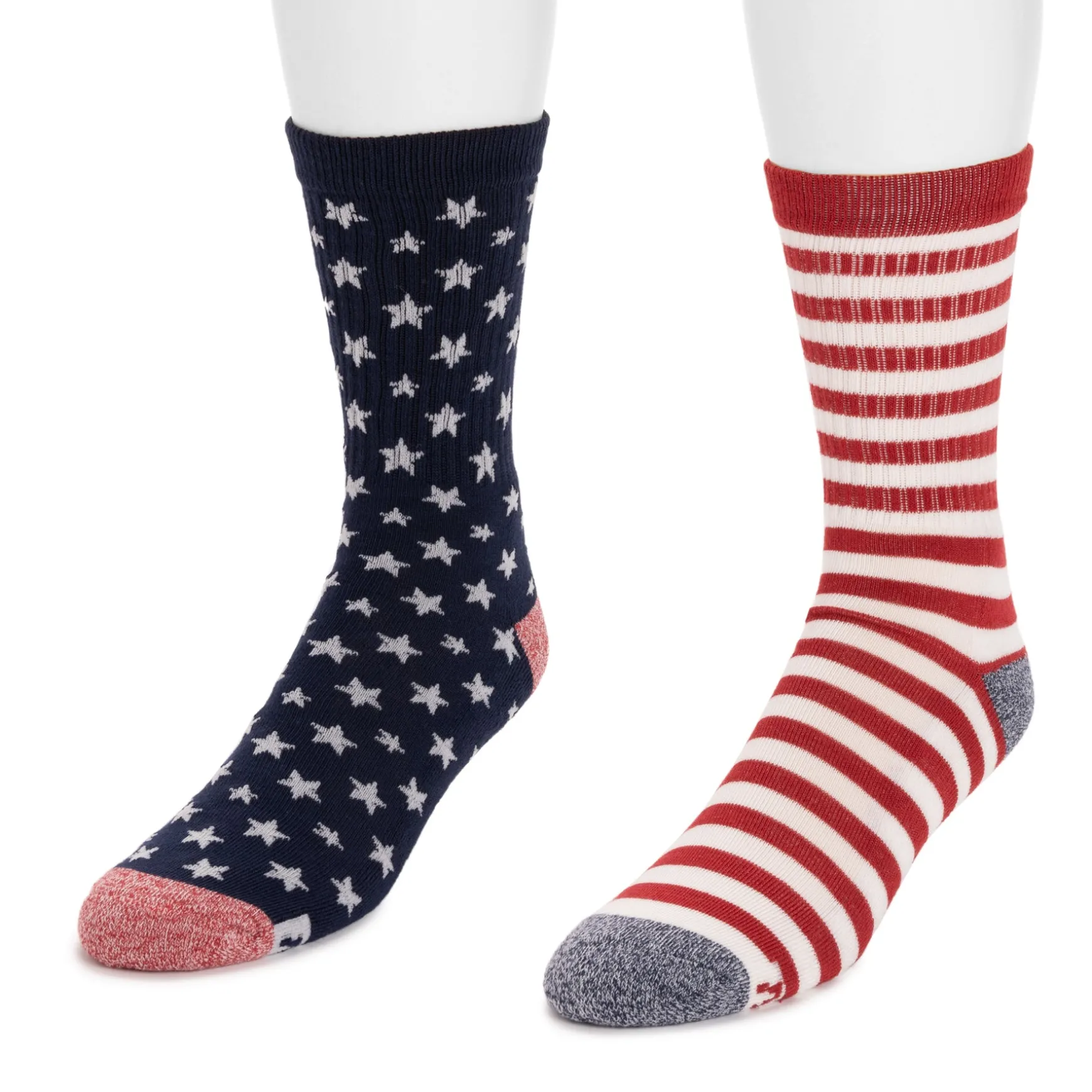 Unisex 2 Pack Unisex Crew Socks