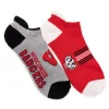 Wisconsin Badgers GameDay Unisex Lowcut Socks 2 Pair Pack