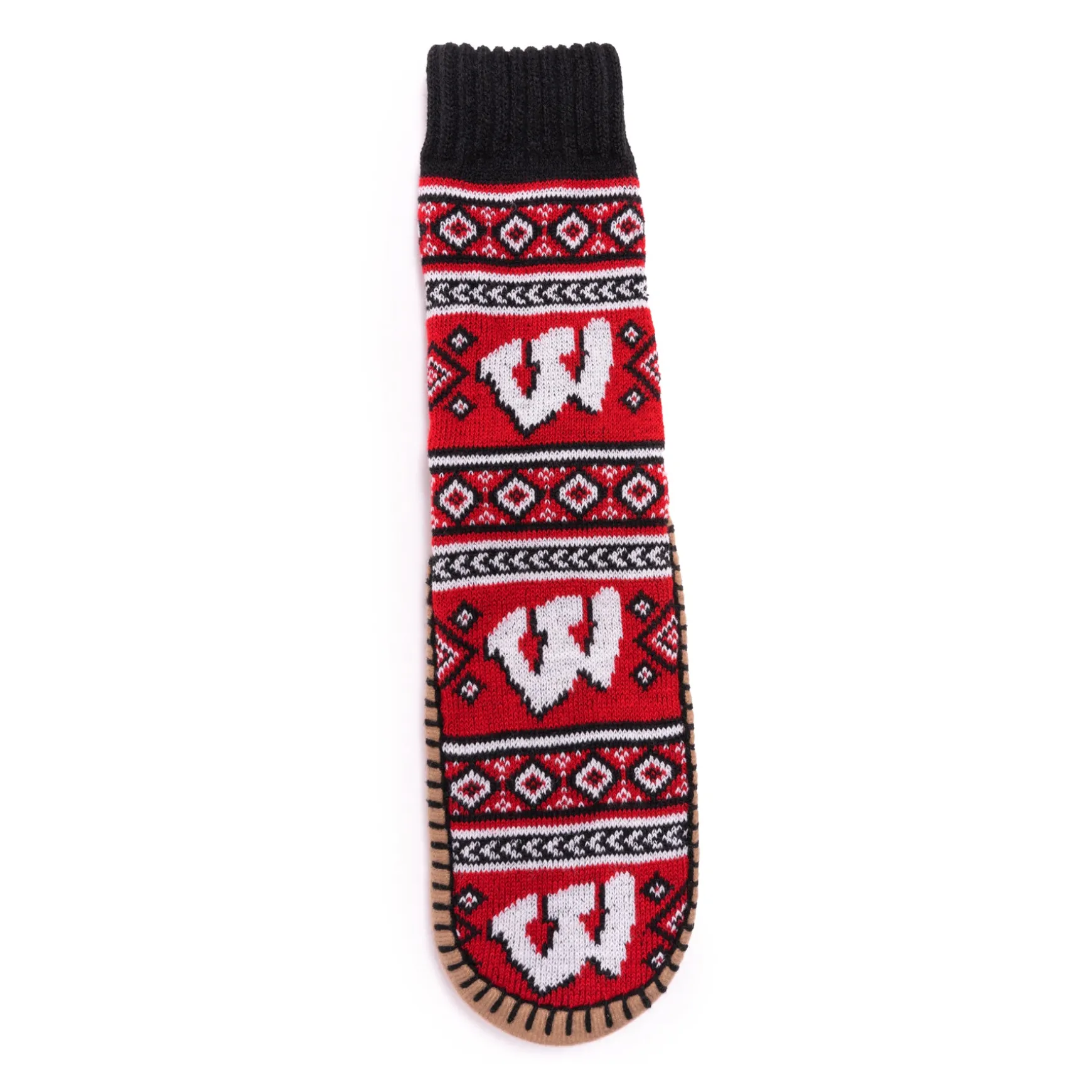 Wisconsin Badgers GameDay Unisex Slipper Socks