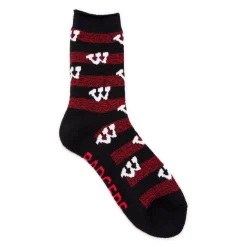 Wisconsin Badgers GameDay Unisex Terry Loop Sock