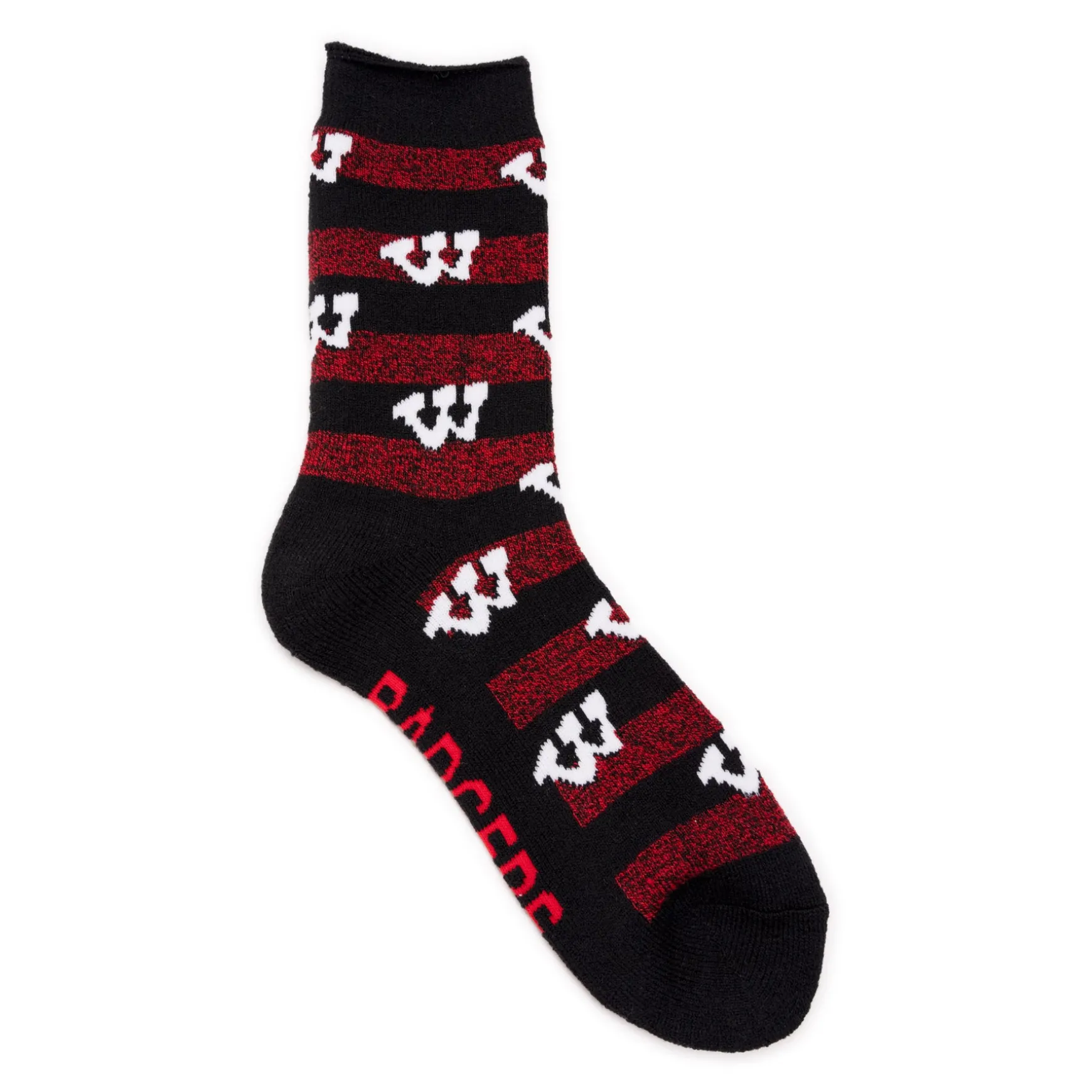 Wisconsin Badgers GameDay Unisex Terry Loop Sock