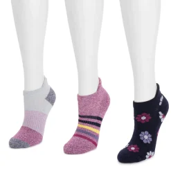 Women's 3 Pack Cotton Compression Ankle Socks