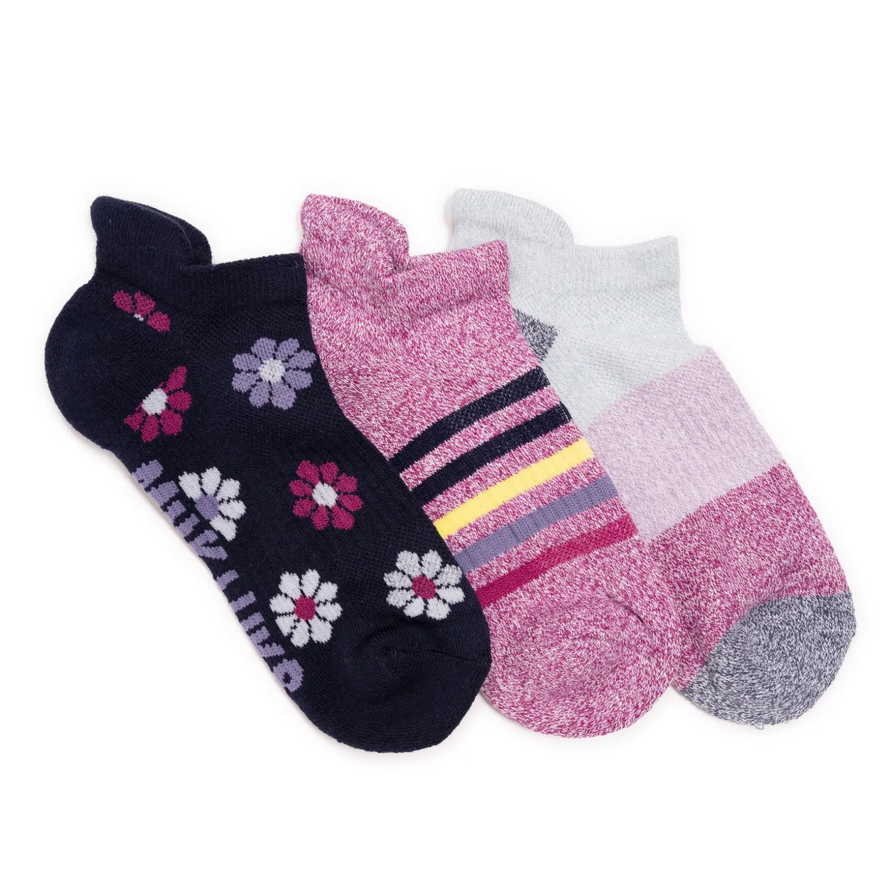 Women's 3 Pack Cotton Compression Ankle Socks