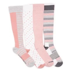Women's 4 Pack Cotton Compression Socks