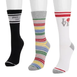 Women's 3 Pack Cotton Compression Crew Socks