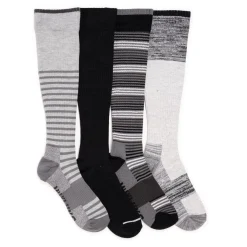 Women's 4 Pack Cotton Compression Socks