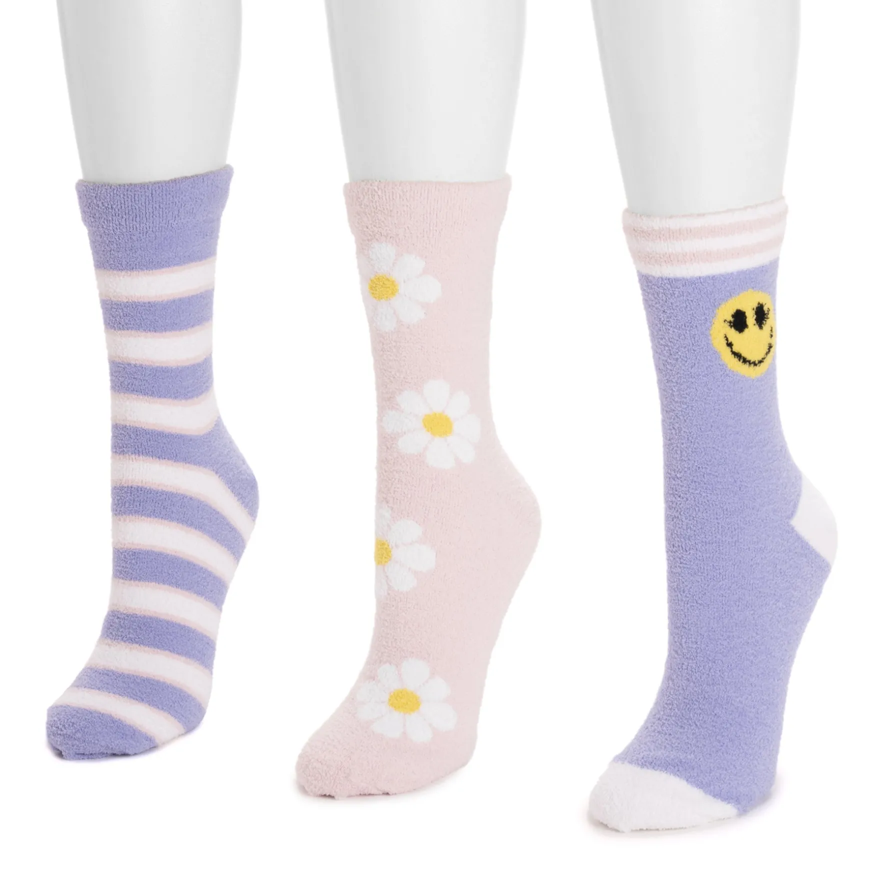 Women's 3 Pack Cozy Compression Crew Socks
