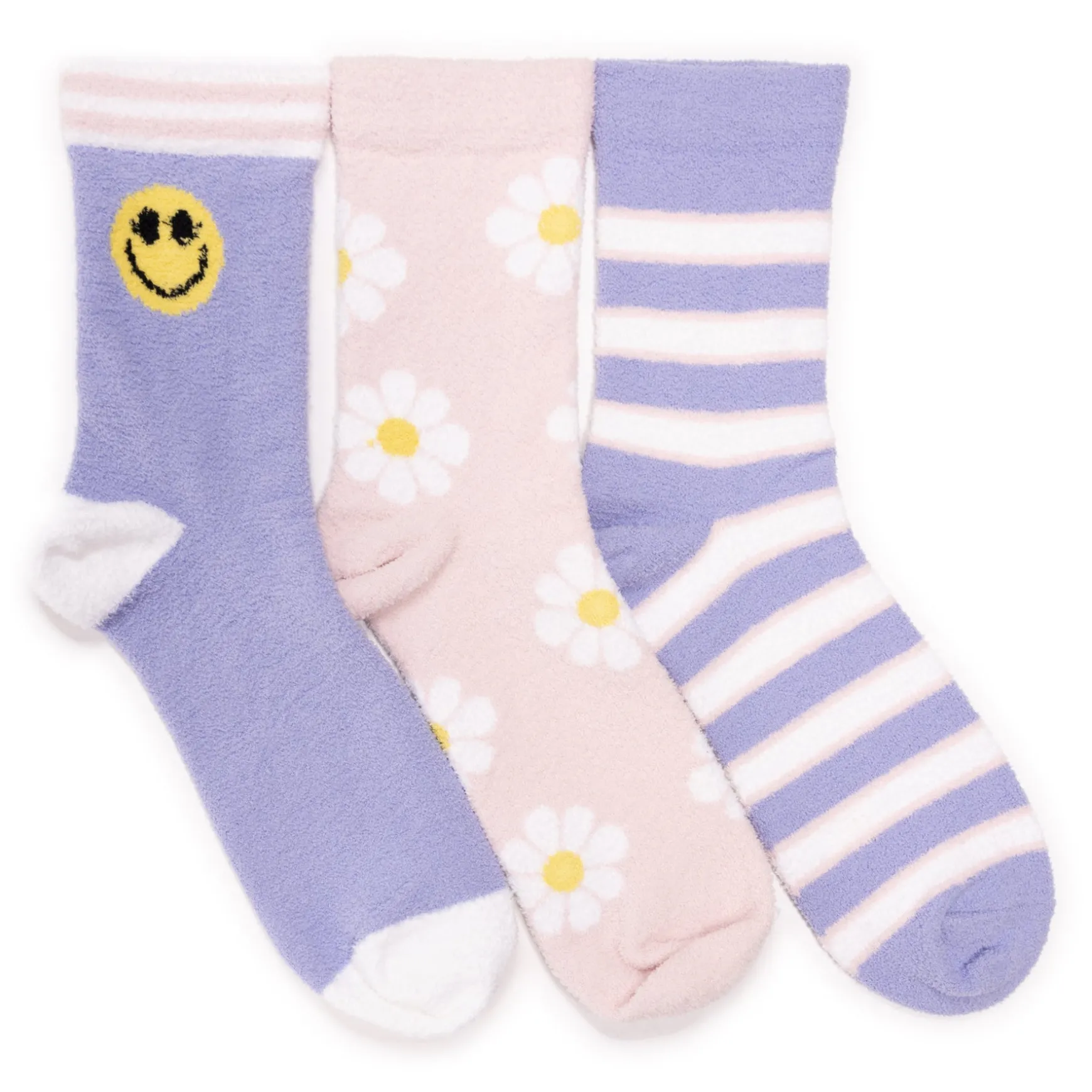 Women's 3 Pack Cozy Compression Crew Socks