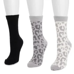 Women's 3 Pack Cozy Compression Crew Socks