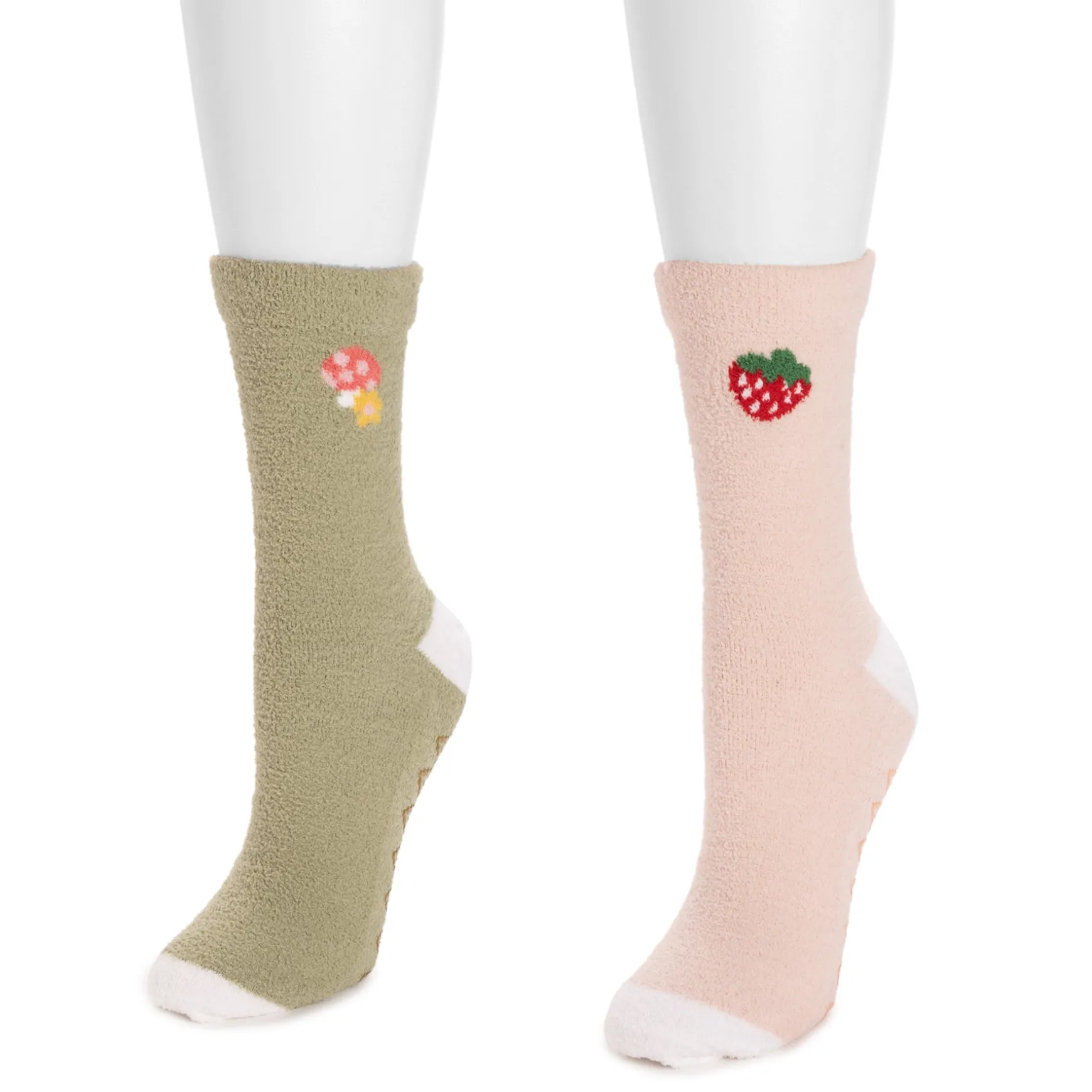 Women's 2 Pack Cozy Crew Compression with Gripper